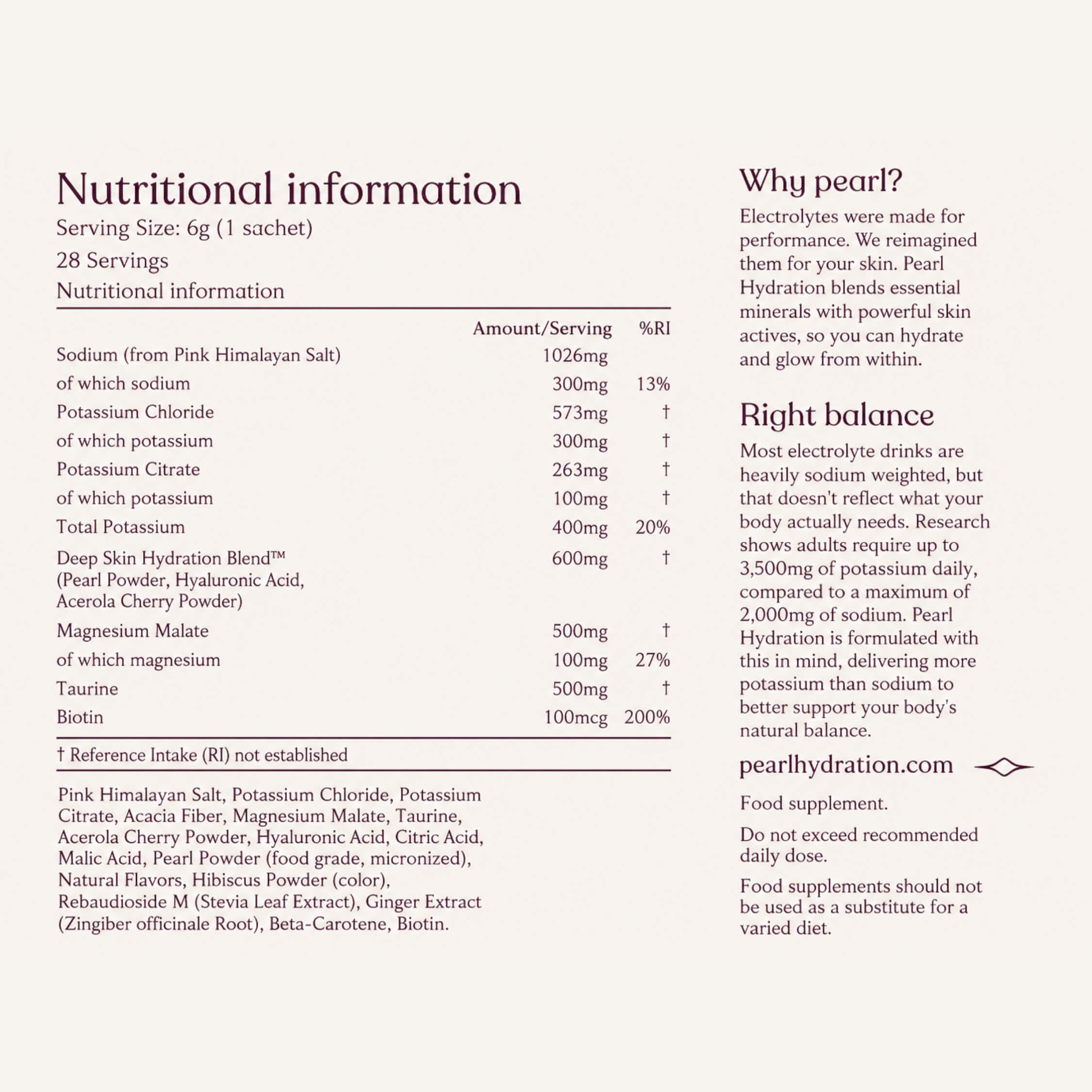 Advanced Skin Electrolytes